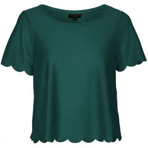 Topshop Scallop Tee